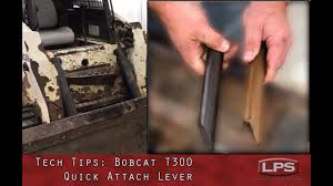 Selectable joystick control (sjc) from bobcat® is the industry's most advanced joystick system. How To Replace Bobcat T300 Quick Attach Lever Kit Youtube