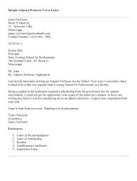 Adjunct Faculty Cover Letter For 2021 Printable And Downloadable Just