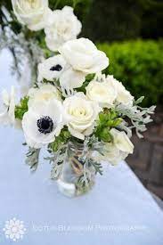 Anemone Flower Arrangements Wedding Flowers Photos On Weddingwire Wedding Flower Photos White Wedding Flowers Fresh Wedding Flowers
