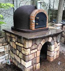 Follow the manufacturer's instructions as to how much brick tile you will need to cover. Pizza Oven Design Pizza Oven Construction Staten Island