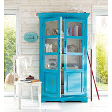 Vitrina Azul Avignon Vitrinekast Blauw Interieur Avignon