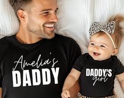 Matching Father Daughter Shirts: Bella Canvas Cotton Blend