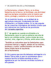 Pachamama se le considera la diosa de la madre tierra, es una diosa totémica de los incas. Dia De La Pachamama Imperio Inca