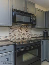 painted and distressed cabinets (oak to