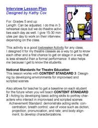 Conducting An Interview Fun Lessons Teaching Interview