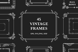 Sign up to our newsletter & get regular updates about new free images. 40 Vintage Ornate Corners And Borders Graphic By Kirill S Workshop Creative Fabrica