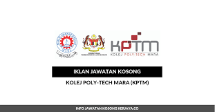 Kolej poly tech mara kptm ialah sebuah institusi pendidikan di malaysia yang ditubuhkan oleh kolej poly tech mara sdn. Jawatan Kosong Terkini Kolej Poly Tech Mara Kptm Kerja Kosong Kerajaan Swasta