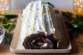 Gingerbread Yule Log Recipe Smitten Kitchen Melting Chocolate Chips Gingerbread