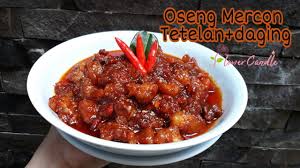 Ati ampela ayam ungkep ini menggunakan bumbu yang sedap. Oseng Mercon Sapi Daging Tetelan Gajih Tumis Pedas Youtube