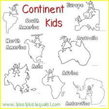 Learn about some simple preschool activities you can do at home with your preschooler to help your child be ready for kindergarten. Continent Kids Coloring Sheets Geography For Kids Homeschool Social Studies Social Studies Activities