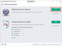 How To Configure Applications Access To The Webcam In Kaspersky Total Security 2017