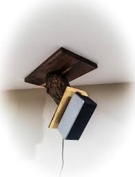 D I Y Surround Sound Speaker Ceiling Mounts Out Of Black Walnut Surround Sound Speakers Kitchen Makeover Surround Sound