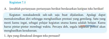 Check spelling or type a new query. Jawaban Bahasa Indonesia Kelas 8 Kegiatan 7 1 Hal 178 179 Tunjukkanlah Sekurang Kurangnya Dua Cuplikan Jagotutorial