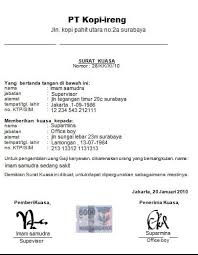 Contoh surat kuasa pengacara untuk kepengurusan hukum contoh surat kuasa pengambilan uang di bank bni, mandiri, bca, bri 15 Contoh Surat Kuasa Tanah Bank Perwakilan Bermaterai