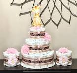 Heaven Sent Diaper Cake Heaven Sent Vintage Baby Shower