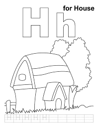 Explore animals, places, and food that will help your child learn the letter h. Kindergarten Kids Learn Words Starts With Letter H Coloring Page Bulk Color