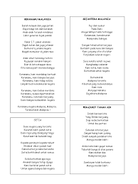 Isinya merah muda, basah karena ada sisa pipisnya yang tadi itu lho dan juga agak mengkilap. Lirik Lagu Patriotik