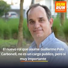 El abogado Guillermo Polo Carbonell asumirá esta importante posición  ejecutiva en una ONG de carácter internacional desde la cual trabajará en  dos temas en los que acumula mucha experiencia: justicia y política