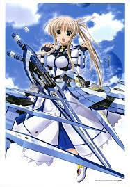takamachi nanoha, lily strosek, strike cannon, fortress, and steed (lyrical  nanoha and 1 more) drawn by higa_yukari | Danbooru
