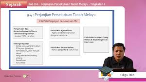 Terbentu senarai persekutuan dan senarai negeriistimewa : F4 Sejarah 09 04 Perjanjian Persekutuan Tanah Melayu Jom Tuisyen