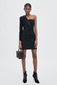 Image 1 Of Tuxedo Dress From Zara Haar