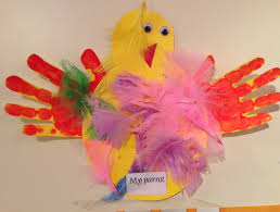 Bird Crafts For Kids A Bird Craft Using Feathers And Hand Prints For The Wings Made By Evan M 3 Years Old Art My Kid Made Kidart B Bird Crafts Kids Art Projects Preschool Art