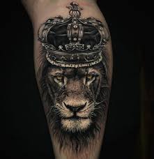 A gorilla tattoo like this one is something you will love and want to share with all humans around you! Lion King King Tattoos Lion Tattoo Sleeves Mens Lion Tattoo