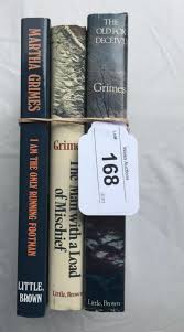 Author of fadeaway girl, the end of the pier, the lamorna wink. Sold Price Martha Grimes Lot Of Three First Editions July 4 0120 12 00 Pm Edt