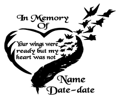 Wall quotes decal wall stickers art decor vinyl decal loving memory decal memorial decal for car decal phone decal craft decal customizable personalize name in love memories car sticker. In Loving Memory Decal Car Truck Jeep 4x4 Sticker Window Vinyl Graphic In Loving Memory Tattoos Memorial Tattoos Father Tattoos