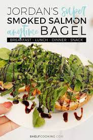 Smoked Salmon Bagel Recipe Jordan S Super Bagel Shelf Cooking Recipe Smoked Salmon Bagel Salmon Bagel Recipes