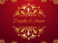 indian wedding invitation card design