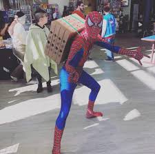 You'll get your pizza time when you fix this damn door! Pizza Time Spider Man Cosplay Webslinger Amino Amino