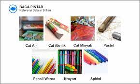 Cat minyak sering dijadikan pilihan sebagai cat dinding karena lebih tahan lama. 4 Alat Dan Media Gambar Disertai Penjelasan Mendalam