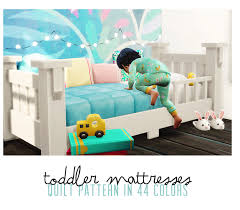 Quilt Bedding Mattress By Simsinwonderland Via Tumblr Kids Toddler Room Bedding Sims 4 Ts4 Maxis Match M Sims 4 Beds Sims 4 Bedroom Sims 4 Toddler