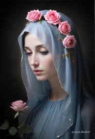 Oh María Santísima, adornada con la corona de rosas, que caminaste con fe  inquebrantable y amor ilimitado, guíanos a seguir tus huellas, firmes y  verdaderas. Tú, que esperaste con gracia y paciencia