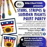 "Stars, Stripes and Summer Nights" Terra Cotta Pot Paint Party