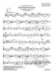 It was an immediate phenomenon when released in may 1939 as an instrumental arrangement, though it had been adopted and performed as miller's signature tune as early as 1938, even before it had been given the name moonlight serenade. in 1991, miller's recording of moonlight seren. Moonlight Serenade Von Glenn Miller Im Stretta Noten Shop Kaufen Stretta Noten Shop