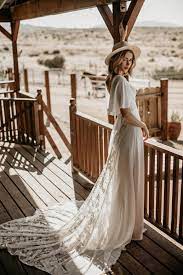 Calling All Free Spirited Brides Chance By Dreamers Lovers Has The Boho Wedding Dresses You Ve Been Searching For Junebug Weddings Bridal Dress Shops Romantic Bohemian Wedding Dresses Simple Flower Girl