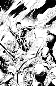 Black lightning, jefferson pierce, black lightning page, official black lightning page, outsiders, dc universe, dc superheroes, dctv, #dctv, freeland, thunder and lightning, cress williams dc comics characters Black Lightning 2 Cover In Clayton Henry S For Sale Comic Art Gallery Room