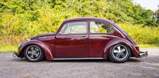 Image result for Bordeaux Red 1950 Beetle