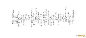 There was a time when the ascii system used to represent numbers on computers. Free Online Zalgo Text Generator Creepy Font Generator
