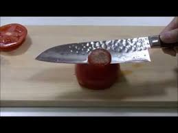 ¿qué cuchillo para la cocina japoneses elegir? Cuchillo Japones Damasco Santoku Youtube