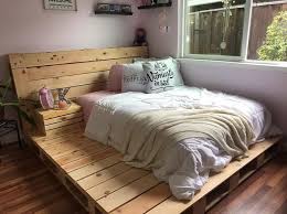 100 Diy Recycled Pallet Bed Frame Designs Simple Pallet Ideas 100 Diy Recycled Pallet Bed Designs In 2020 Pallet Bed Frame Diy Bed Frame Design Diy Pallet Bed