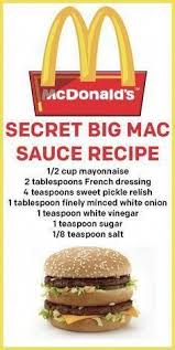 Drama Healthy Food Mom Recipe Mac Sauce Recipe Condiment Recipes Big Mac Sauce Recipe
