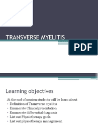 Infection of the heart and. Transverse Myelitis Neuroanatomy Health Sciences