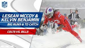 Who's going to the super bowl? Lesean Mccoy S Amazing Runs In The Snow Kelvin Benjamin S Td Colts Vs Bills Nfl Wk 14 Youtube