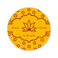 Indian Wedding Favor Sticker Gold Indian Wedding Favors Wedding Favor Stickers Gold Wedding Invitations Design
