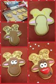8 How To Make A Reindeer By The Cookie Studio Reindeer Christmas Cookie Gingerbrea Christmas Cookies Decorated Reindeer Cookies Holiday Baking Christmas
