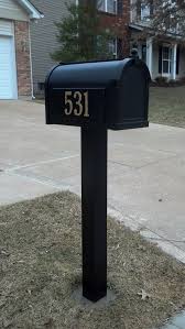 Compare click to add item postal pro madison black mailbox and post cover kit to the compare list. Aluminum Premium Black Mailbox Head Quarters