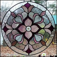 A Stain Glass Window That Would Make A Lovely Painted Parasol Stained Glass Panels Stained Glass Patterns Stained Glass Flowers